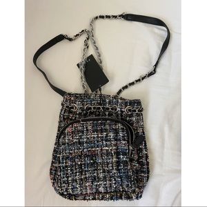 Brand New Small tweed backpack